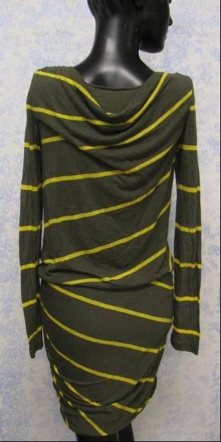 NWOT Theory Heart Lavanien Stripe Boats Neck Dress   Size S/P  