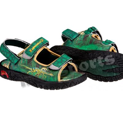 NEW DINORAMA DINOSOLES TODDLERS & KIDS LIGHT UP SANDALS UK SIZE 