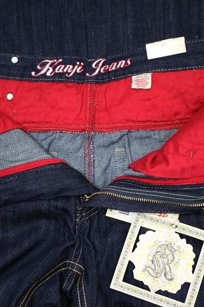 New Auth. Kanji Puzzle Premium Denim Pants Indigo Jeans  