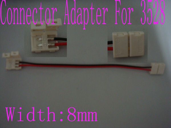   LED PCB Connector Adapter For 3528 SMD LED light Strip single colour