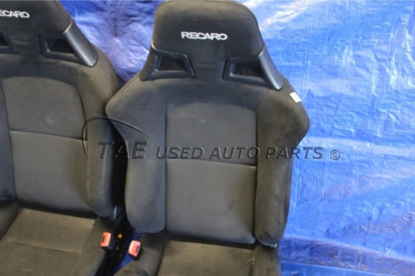   MITSUBISHI LANCER EVOLUTION X GSR OEM RECARO FRONT SEATS SRS CZ4A EVOX