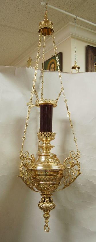 World Class Very Ornate Sanctuary Lamp + + chalice & vestment co 