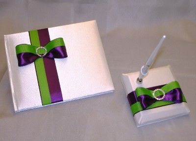 ELEGANT CUSTOM MADE WEDDING CARD BOX GUEST BOOK/PEN SET  