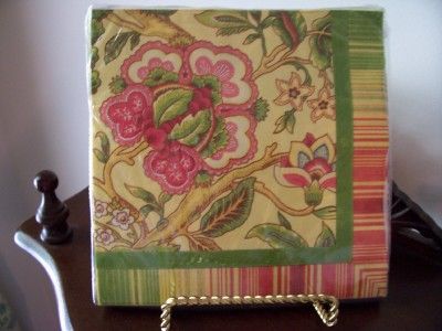 Paper Napkins Lunch SAMSARA (Florals) Crafts Decoupage  