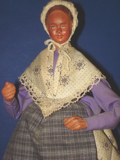 Mystery Artist Wooden Lady Doll Possibly Bringloe  