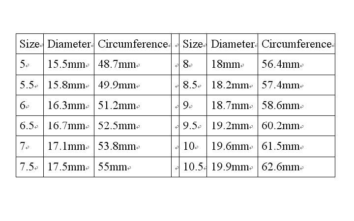   of the string.And then check the form below to get the size you need