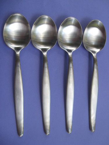 OXYDEX Germany Rostfrei Flatware 4 Teaspoon Stainless  