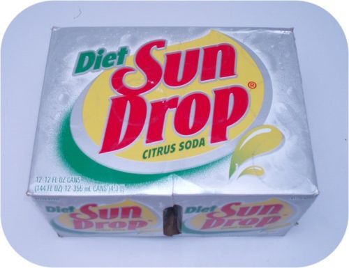 12 pack of DIET SUN DROP Cans cola pop drink SUNDROP  