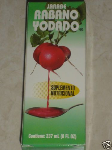 Jarabe de Rabano Yodado 8 fl oz (237 ml)  