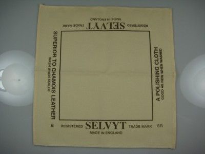 SELVYT SR JEWELLERS POLISHING CLOTH X2, 350MM X 350MM  