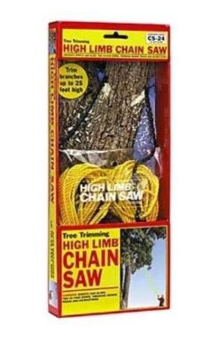 HIGH LIMB CS 24 ROPE AND CHAIN SAW WITH 24 INCH CHAIN  