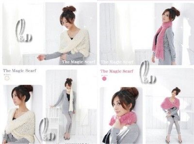 Magic Scarf, worn in multiple Style Fashion sc293  