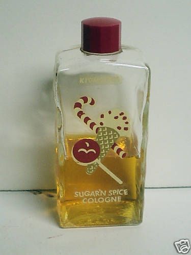 Vintage Rare 1950s Kidmetics Sugarn Spice Cologne  