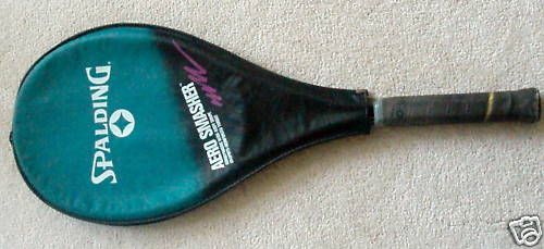 Spalding Aero Smasher Graphite Tennis Racquet w Cover  