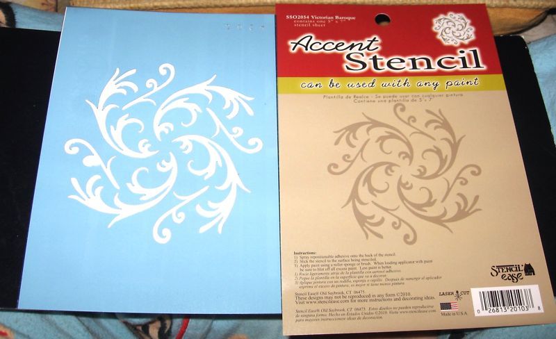 VICTORIAN STENCIL BAROQUE STENCILS TEMPLATE LASER NEW  