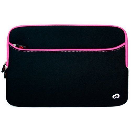 11.6 12 Laptop Notebook Sleeve Bag Case Pouch w/ Pocket for Pink 