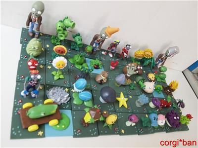 Plants Vs Zombies 46 Pcs Lot Mini Toy Figures (7.5 KGS)  