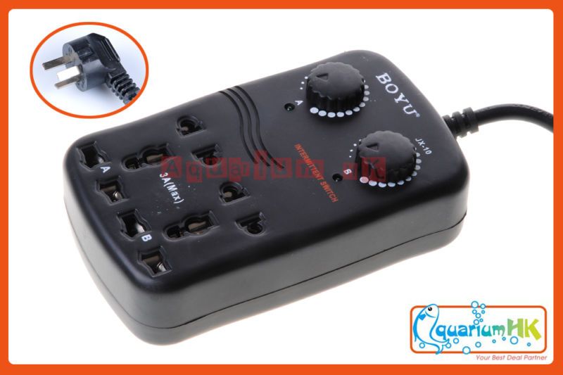 BOYU Intermittent Timer Switch for all aquarium tank  