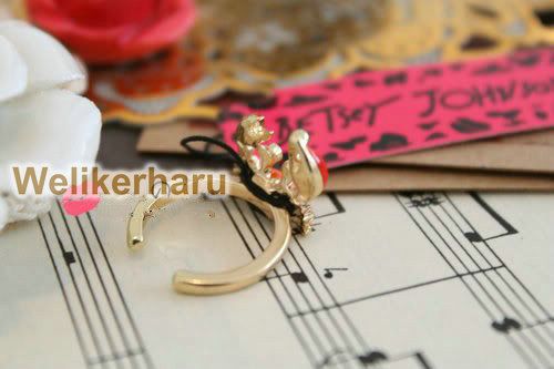 New Europe Style Cute Orange crab Toe Ring Jewelry Best Gift  