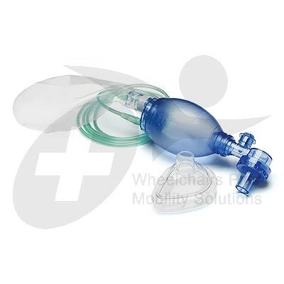 EMS Child Pediatric CPR Oxygen Resuscitator Mask Bag  