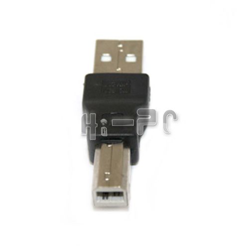 USB MALE A to B PRINTER SCANNER CABLE ADAPTER CONNECTOR  