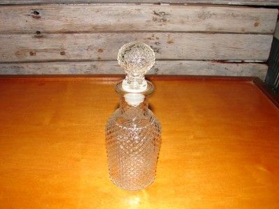 AVON CLEAR GLASS PERFUME BOTTLE VINTAGE  