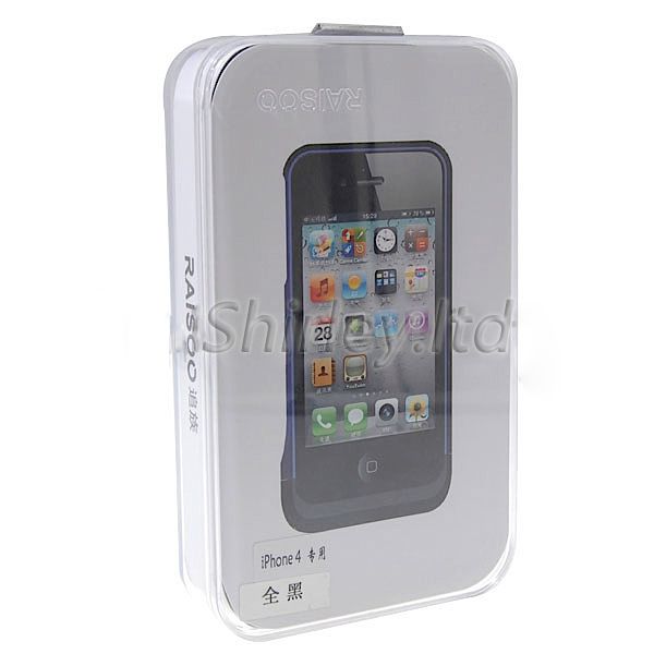 Raisoo iPhone 4s 4 4G Peel three sim battery case 1600mAh unlocked 