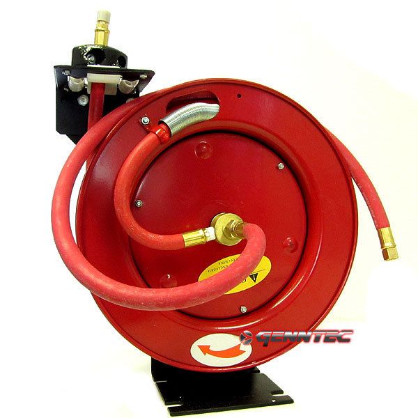 25FT RETRACTABLE AIR HOSE REEL 300PSI 3/8 I.D.  