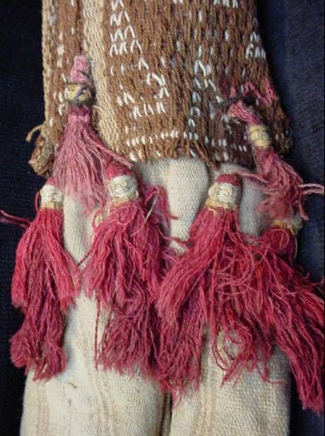 Antique Peruvian Peru Tribal Mummy Cloth Doll Musician  