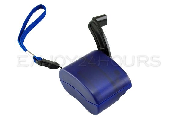 Hand Wind up Power Dynamo Crank Charger Kit For Mobile Phone