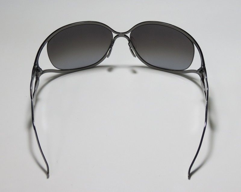 NEW CHRISTIAN ROTH 14279 TITANIUM GUNMETAL SUNGLASSES WOVEN ARMS 