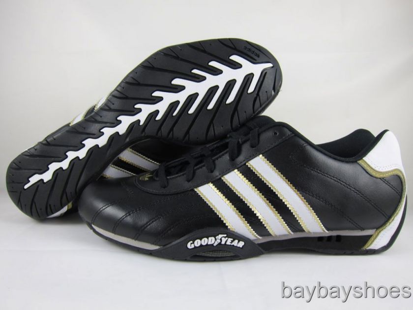 ADIDAS ADI RACER BLACK/WHITE/GOLD GOODYEAR MEN ALL SIZE  