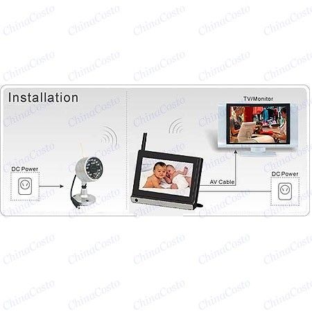 2x Camera 7 Wireless night vision Video Baby Monitor  