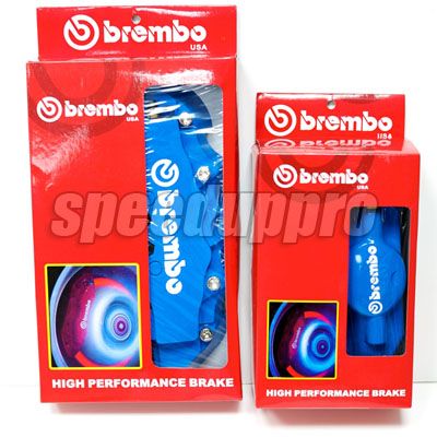 BLUE Brembo Look Brake Caliper Cover Set Front/Rear  