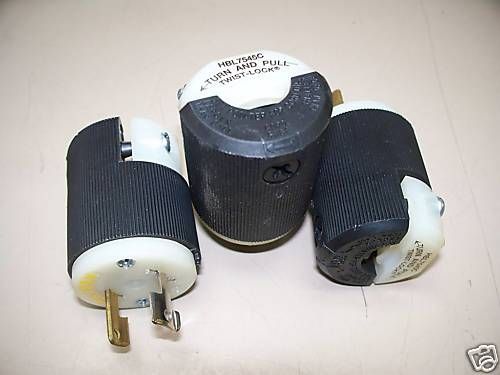 LEVITON HUBBELL PLUG HBL7545C 15A 125V 7545 C  