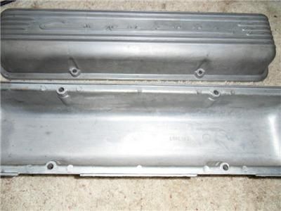 1963 67 corvette aluminum finned valve covers NOS GM  