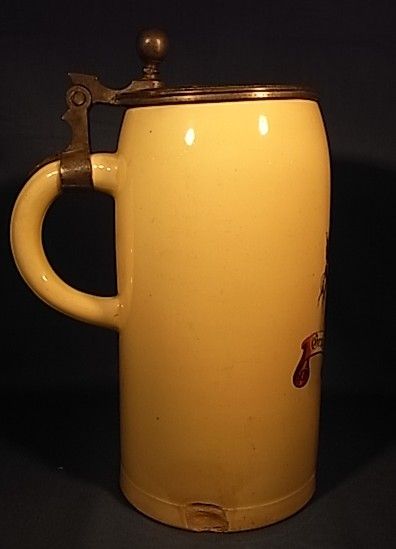 USED BEER STEIN MUNCHEN ANTIQUE GERMAN 1890 WB14  