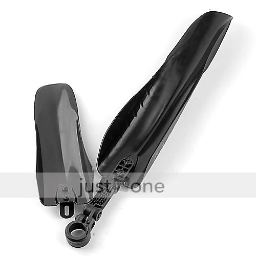 Bike Bicycle Black Front Rear Mudguard Mud Fender Set  