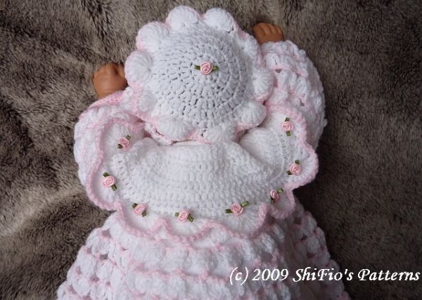 BABY GIRL CROCHET PATTERN REBORN CROCHET PATTERNS #111  