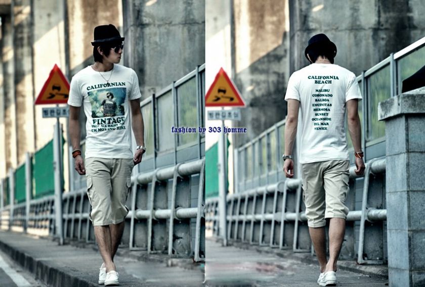 Popular Mens Multi Pocket Casual Shorts   2 Colors  