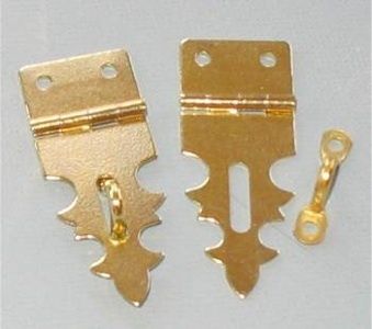 14 Decorative Hasp To use w/padlock Brass Plated  