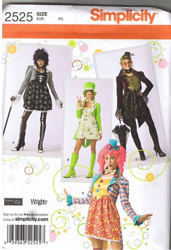   Patricks Day Leprechaun Gothic Costume Simplicity Pattern 14 16 18 20