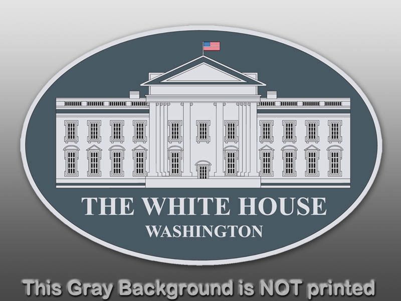 The White House Seal Oval Sticker  decal logo president  