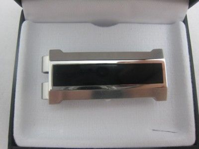 Colibri Precision Black Lacquer Stainless Money Clip  