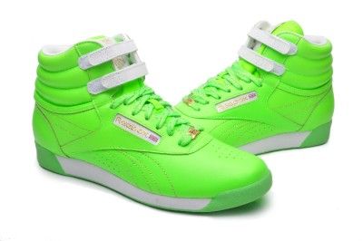 Reebok Womens shoes Freestyle HI 32 953314 Neon Green  