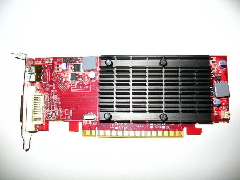   Low Profile SFF PCI E x16 Dual Monitor Display View Video Card  