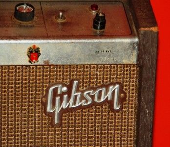   GA 19 RVT Falcon Brown Textured Tolex Guitar Tube Amp / VGC  