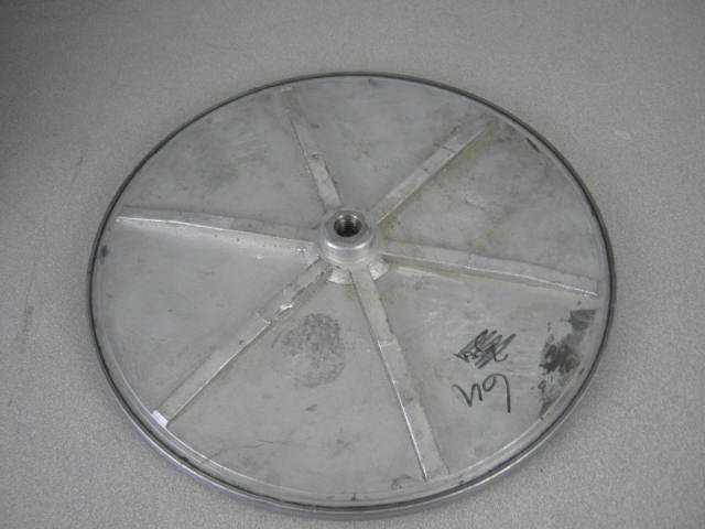Wet/Dry Grinder Polisher Sander Wheel 12   Rubber Top  