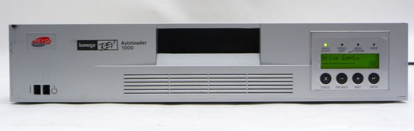 IOMEGA REV AUTOLOADER 1000 SCSI 350GB REMOVABLE BACKUP STORAGE UNIT 