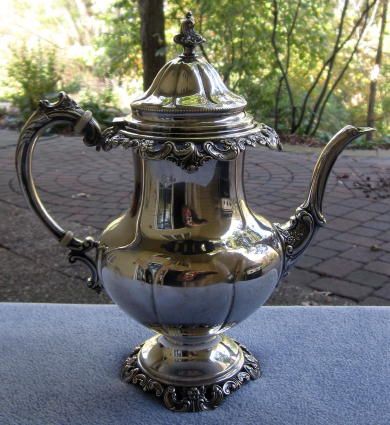 Wallace Grande Baroque Sterling Silver Coffee Server  